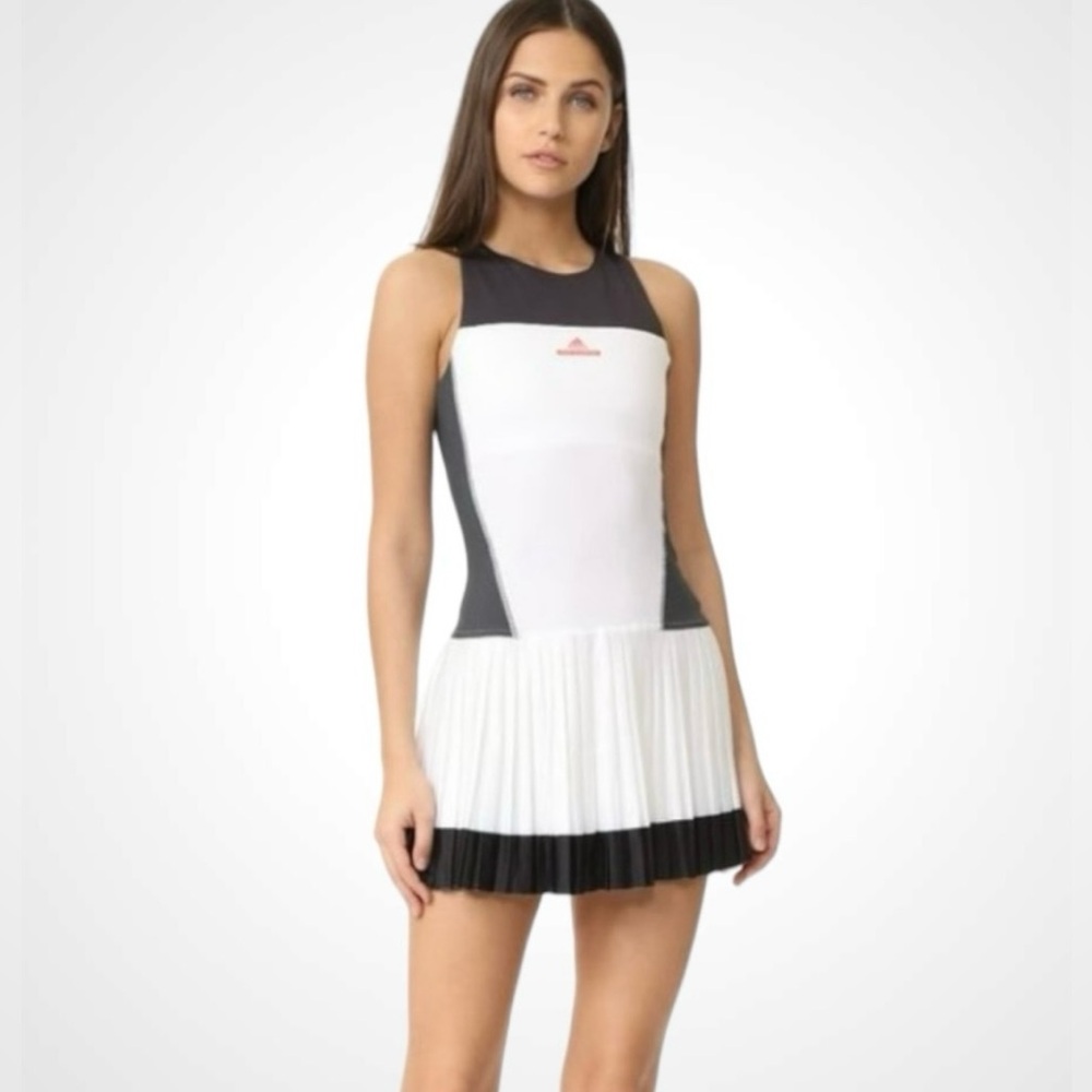 Adidas Stella McCartney Barricade White and Black Tennis Dress